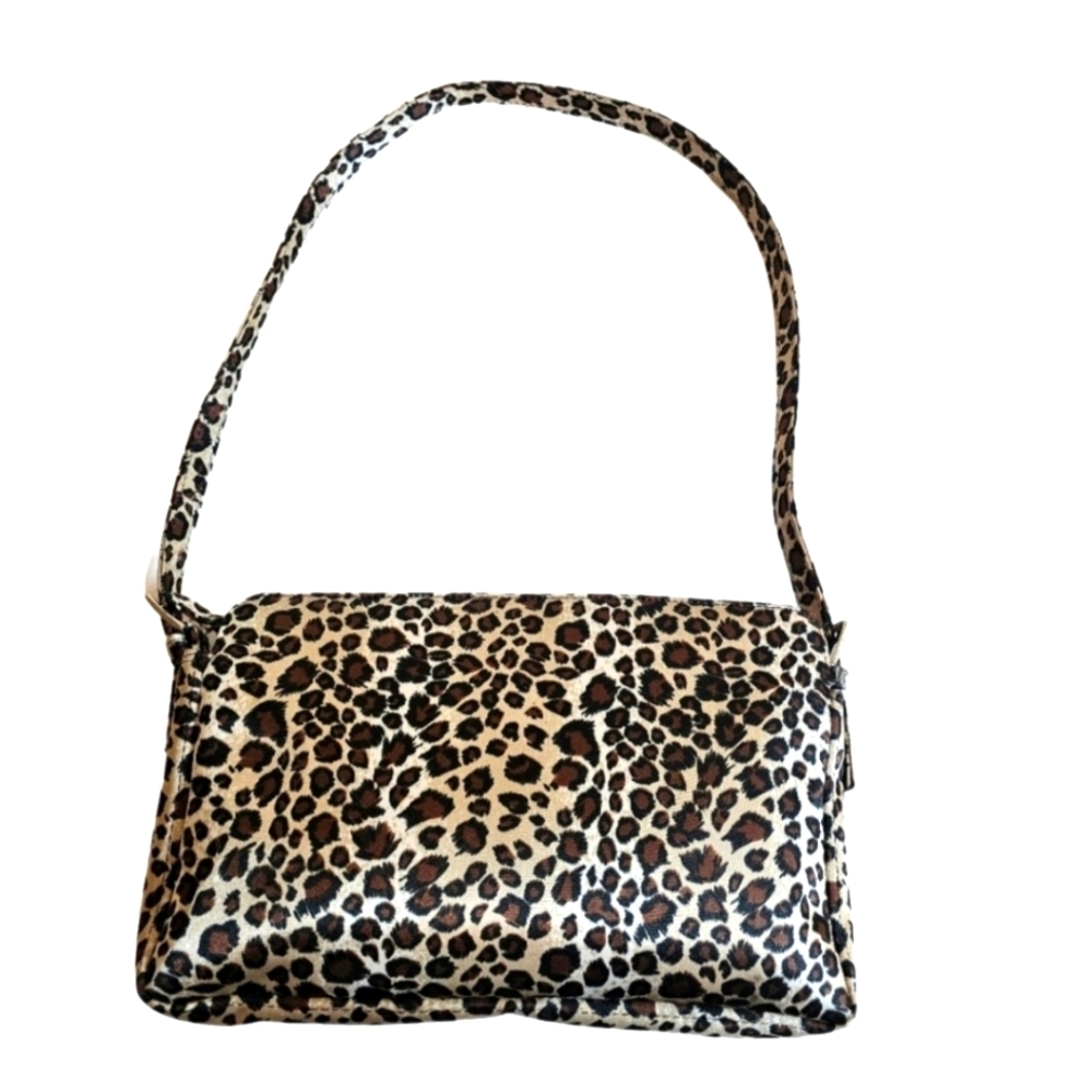 Animal Print Satin Purse
